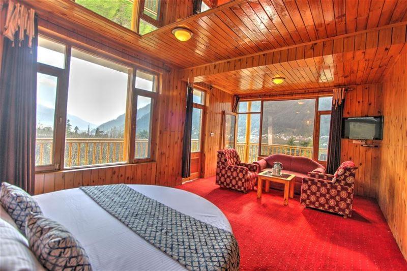 Hotel Mountain Face Manāli Buitenkant foto